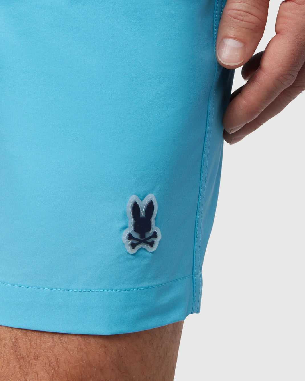 Slip de Bain Psycho Bunny Malta Hydrochromic Swim Trunk Aquarius Homme | XBN-22003183